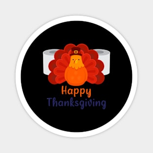 Funny Thanksgiving Toilet Paper Turkey Toilet Paper Magnet